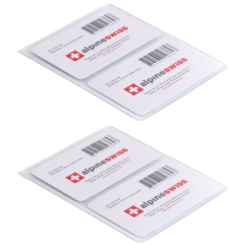 Alpine Swiss Alpine Swiss Set Of 2 Hipster Wallet Plastic Inserts 6 Page Picture Card Holders