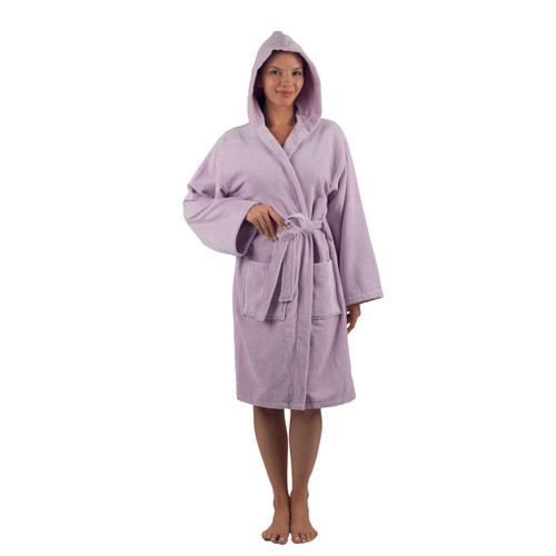 Alpine Swiss Alpine Swiss Stacy Women Hooded Bathrobe Cotton Terry Cloth Robe For Women Super Absorbent Quick Drying Luxury Hotel Spa Robe