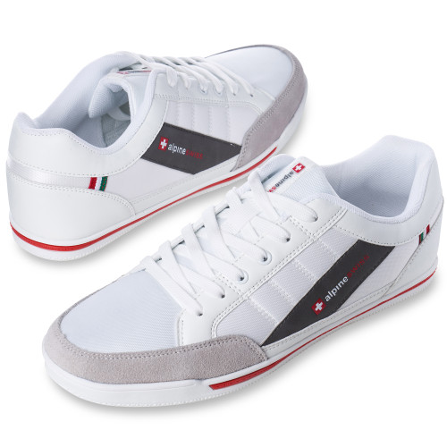 Alpine Swiss Alpine Swiss Stefan Retro Sneakers For Men | Stylish Low-Top Shoes With Suede Trim | Perfect For Casual Footwear | Fashion Sneakers | Mens Tennis Shoes