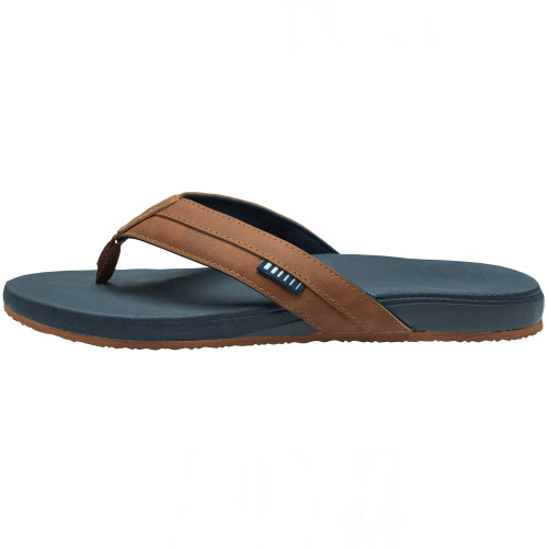 Alpine Swiss Alpine Swiss Trey Mens Flip Flops | Cushioned Thong Beach Sandals For Men | Non-Slip Soles Mens Shoes Everyday Wear | Arch Support & Heel Cupping | Durable Treaded Sole | Faux Leather Strap Sandals