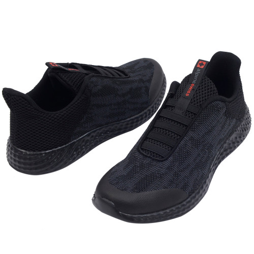 Alpine Swiss Alpine Swiss Troy Mens Mesh Knit Slip On Sneakers Athletic Lightweight Tennis Shoes