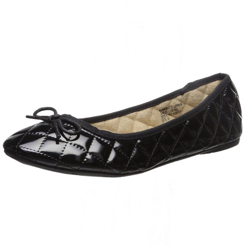 Alpine Swiss Alpine Swiss Women’s Aster Ballet Flats | Patent Leather Slip-On Shoes | Quilted Pillow Stitch | Rounded Toe | Everyday Comfortable Fashion Footwear