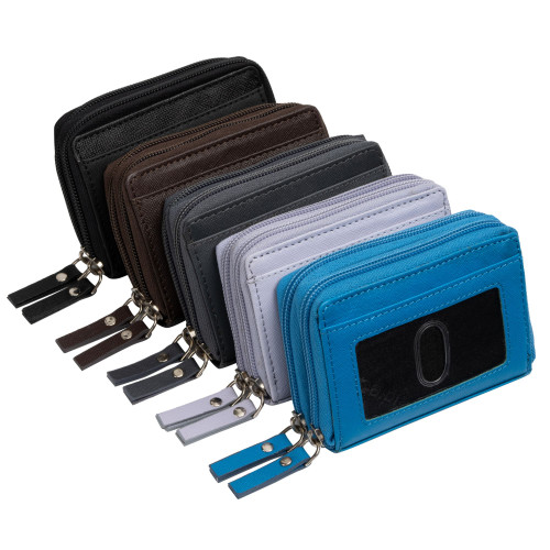 Alpine Swiss Alpine Swiss Womens Accordion Organizer Wallet Leather Credit Card Case ID