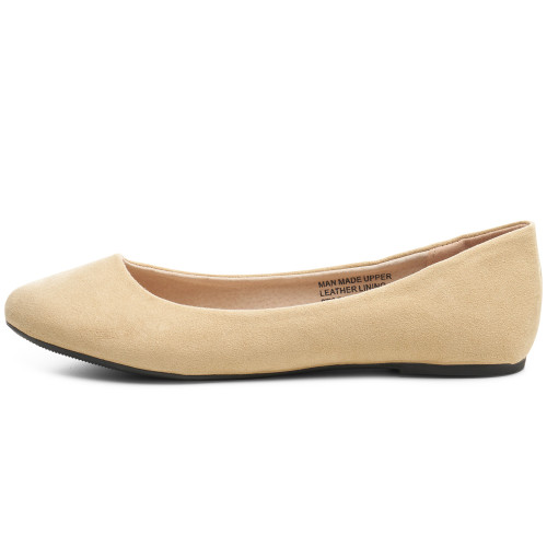 Alpine Swiss Alpine Swiss Womens Pierina Round Toe Ballet Flats