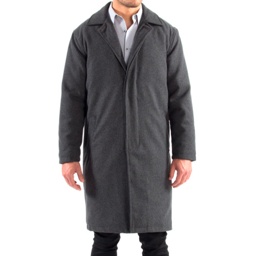 Alpine Swiss Alpine Swiss Zach Men’s Wool Blend Overcoat – Knee-Length Trench Coat Runs Large For Layering Over Suits Or Sweaters