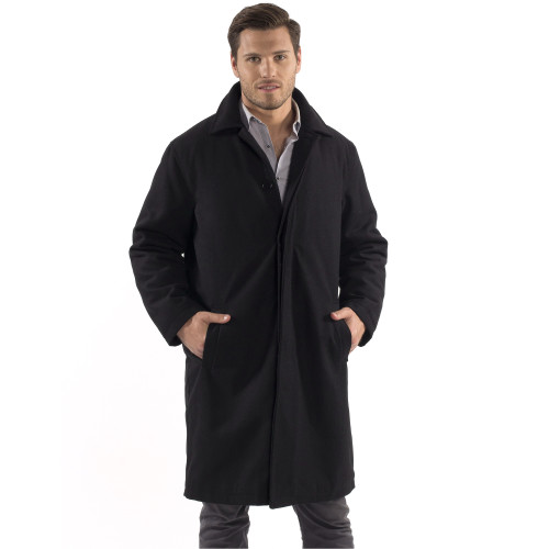 alpine swiss Alpine Swiss Zach Men’s Wool Blend Overcoat – Knee-Length Trench Coat Runs Large for Layering Over Suits or Sweaters