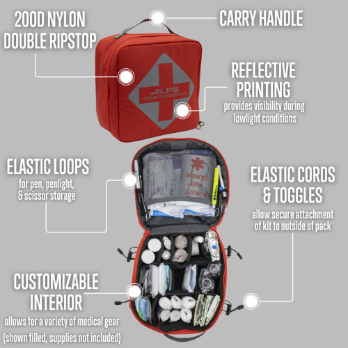 Alps Mountaineering Packs First Aid Carrier Chili