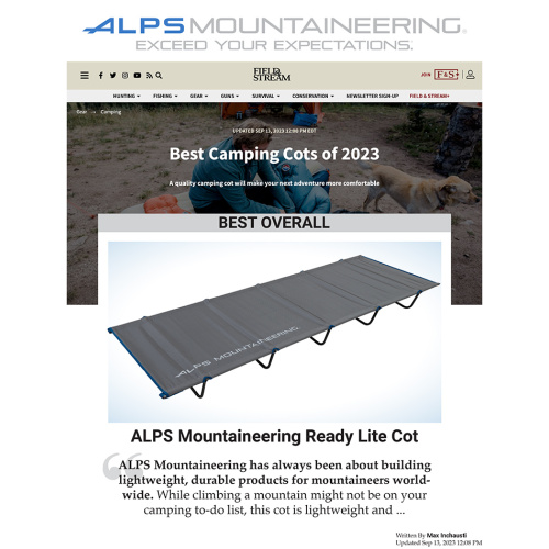 Alps Mountaineering Furniture Ready Lite Cot Gray/Blue