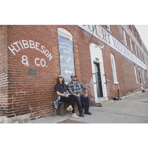 Alps Mountaineering More Gear ALPS Mountaineering Leather Patch Hat Smoke Blue/Aluminum