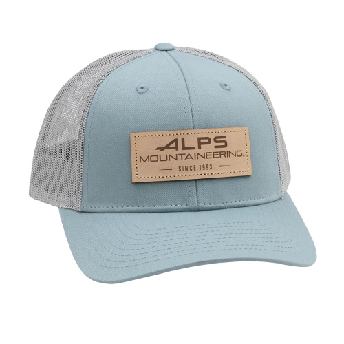 alps mountaineering More Gear ALPS Mountaineering Leather Patch Hat Smoke Blue/Aluminum