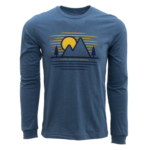alps mountaineering More Gear Sunrise Long Sleeve T-Shirt Heather Deep Teal