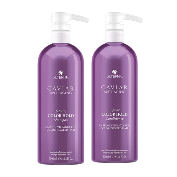 alterna Caviar Anti-Aging Infinite Color Hold Shampoo & Conditioner 1L Duo