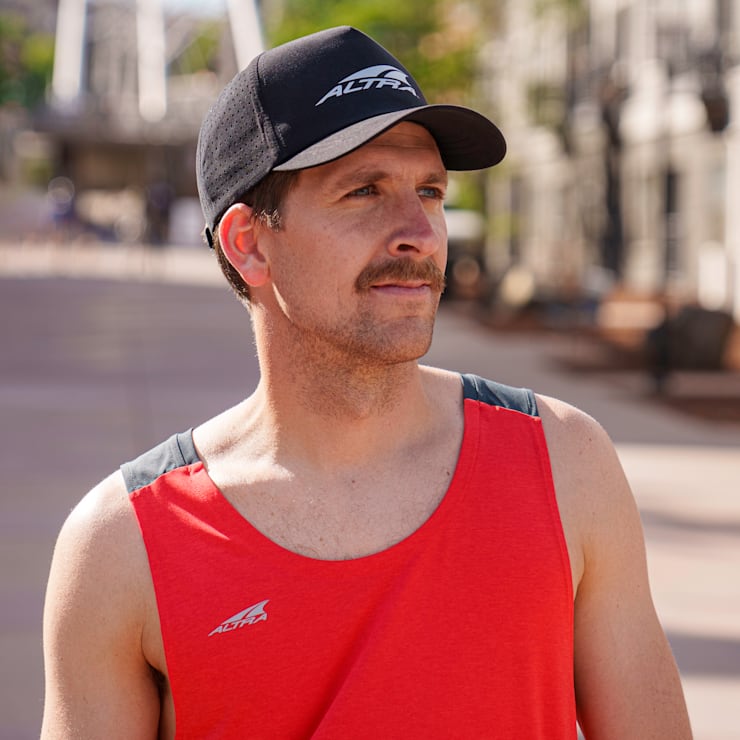 Altra Logo'd Trucker Hat Black