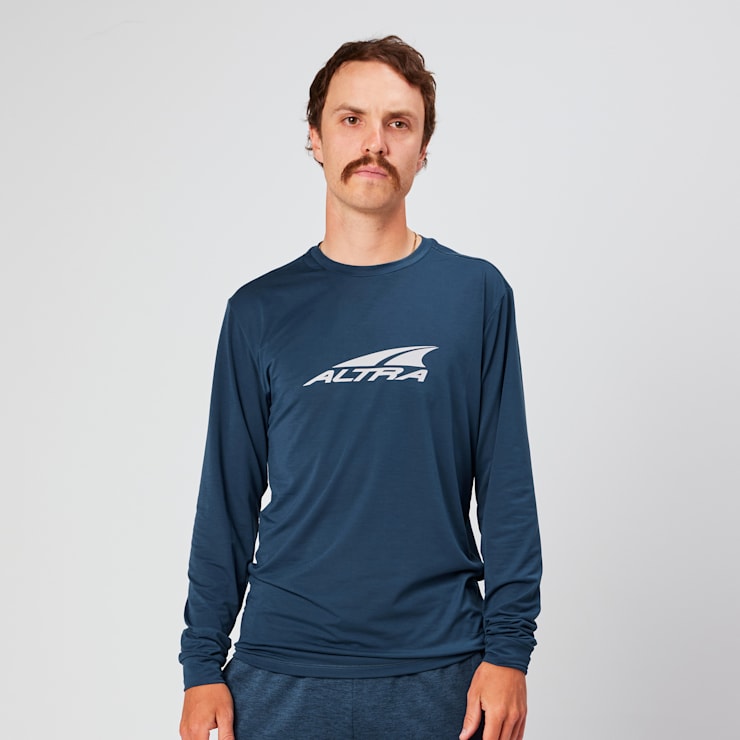altra Men's Everyday Performance Long Sleeve Navy
