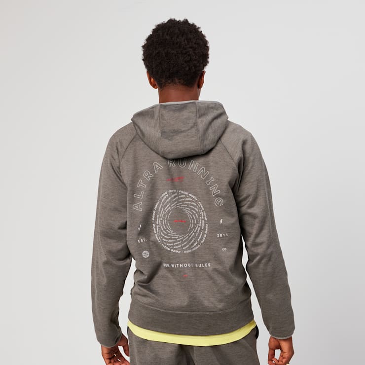 Altra Men's Run Without Rules Hoodie Gray