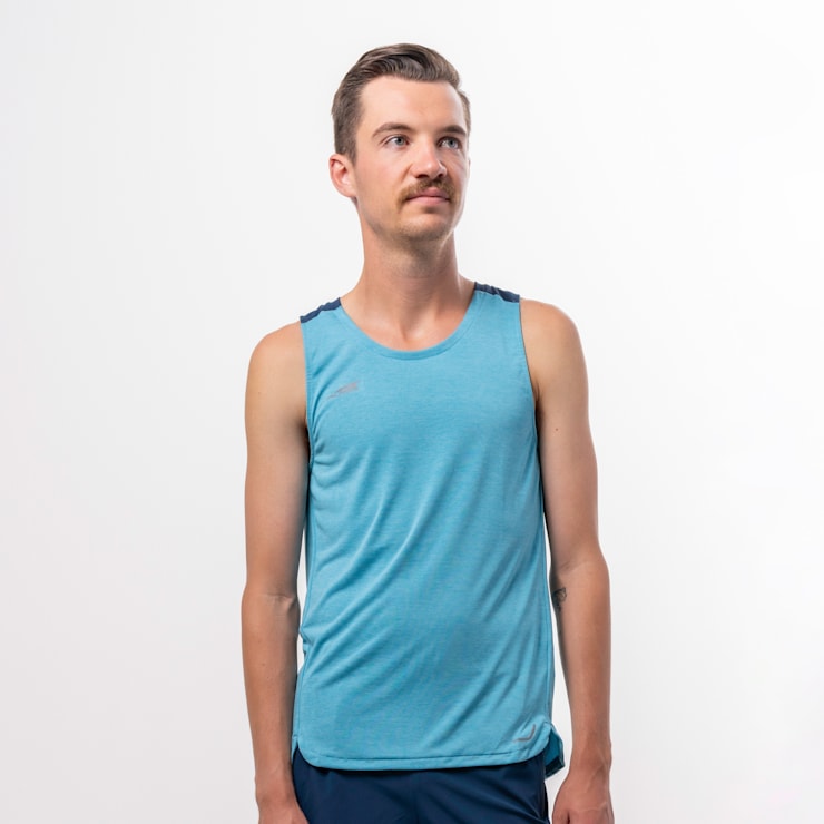 altra Men's Vanish Tank Top Blue