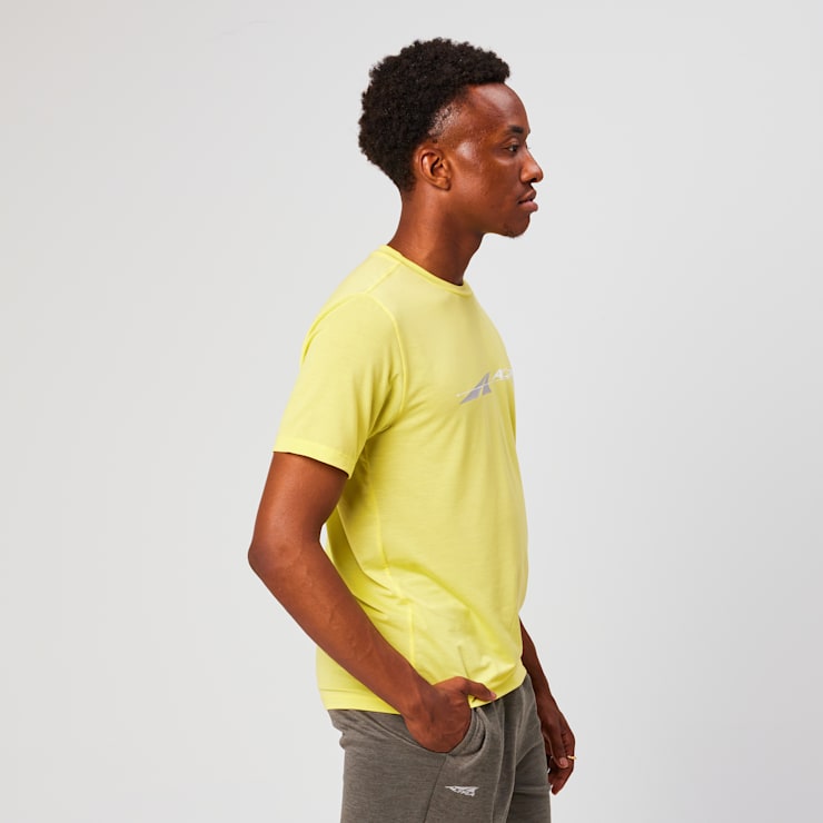 Altra Men's Everyday Performance Short Sleeve Yellow