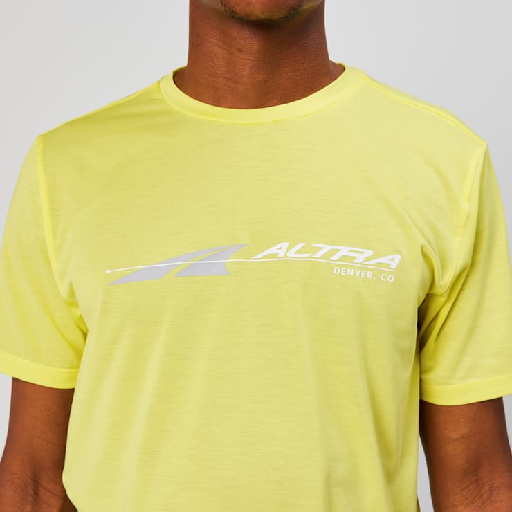 Altra Men's Everyday Performance Short Sleeve Yellow