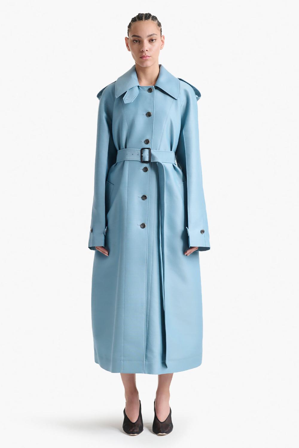 Altuzarra Ace Coat Cadet Blue