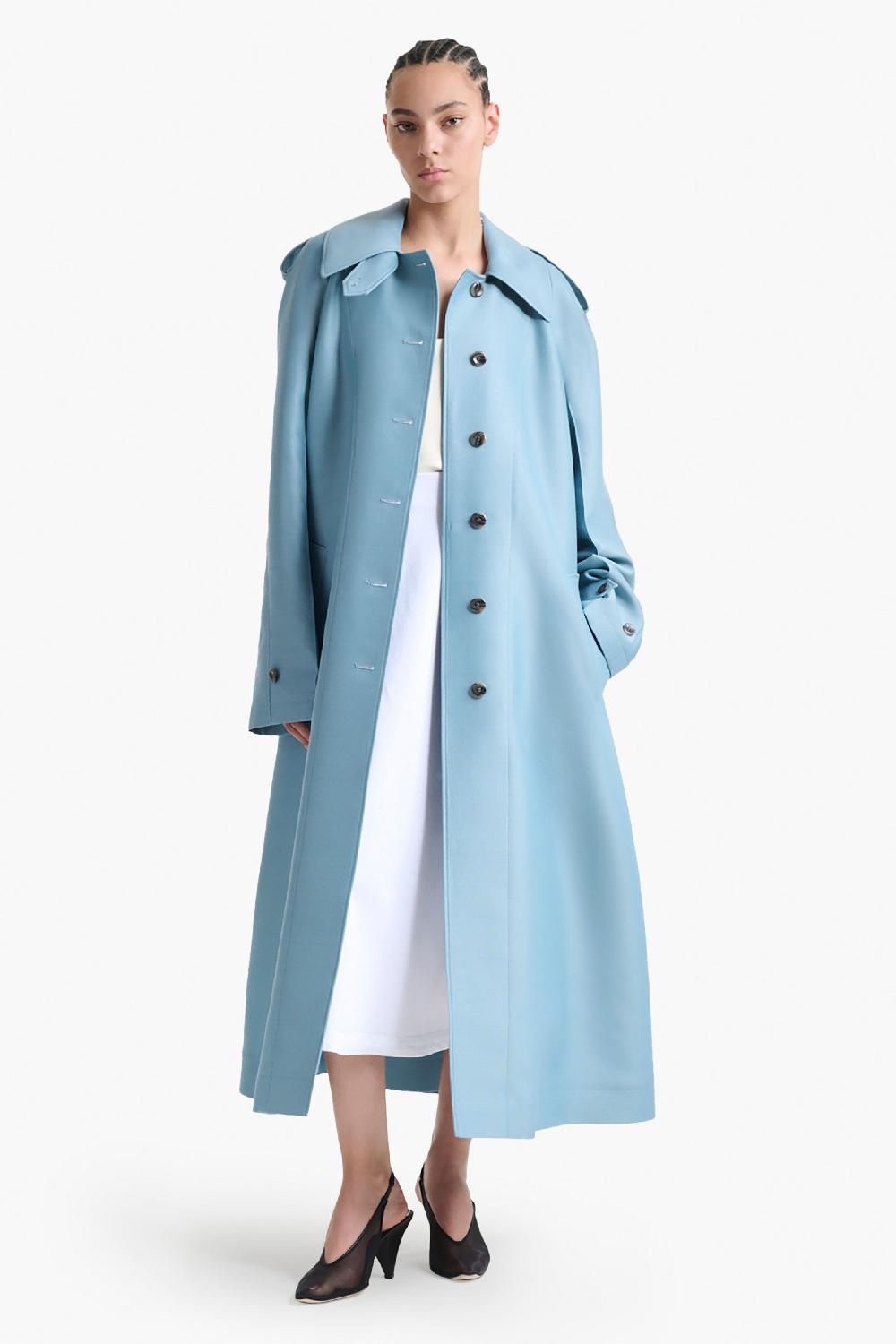 altuzarra Ace Coat Cadet Blue