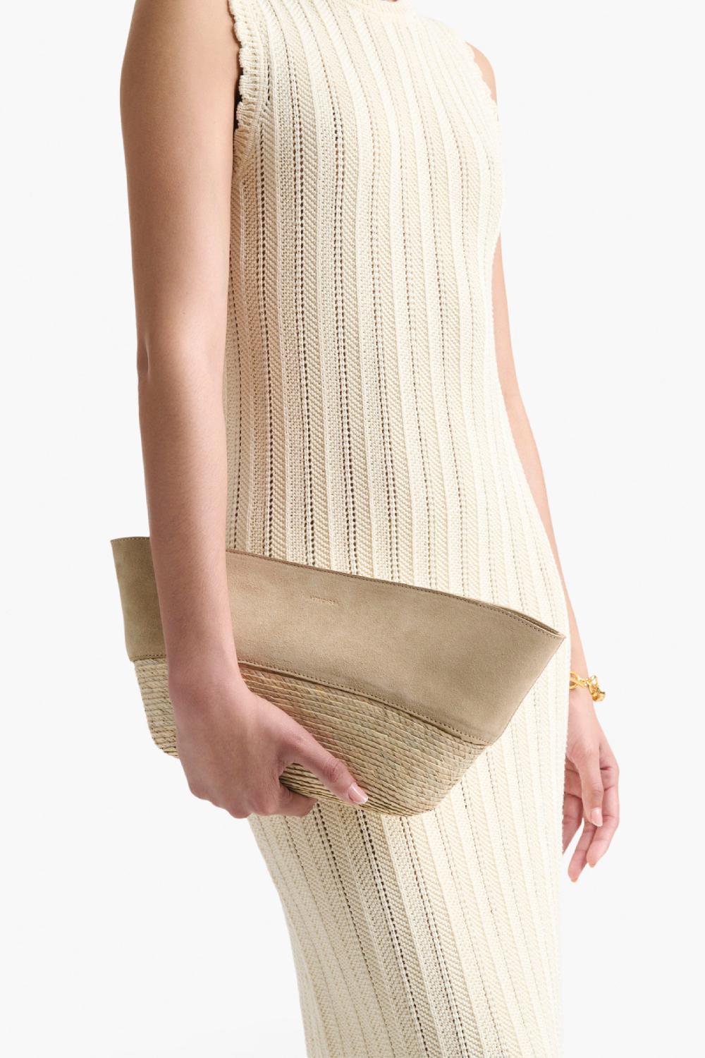 altuzarra Basket Clutch Cappuccino
