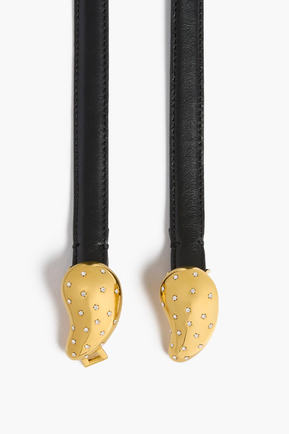 Altuzarra Bean Skinny Belt Black