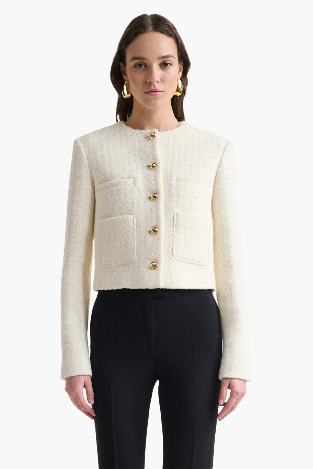 Altuzarra Beanie Jacket Ivory