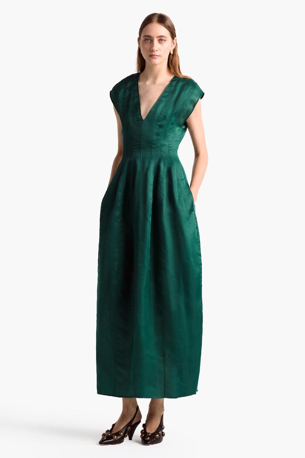 altuzarra Bichette Dress Monstera