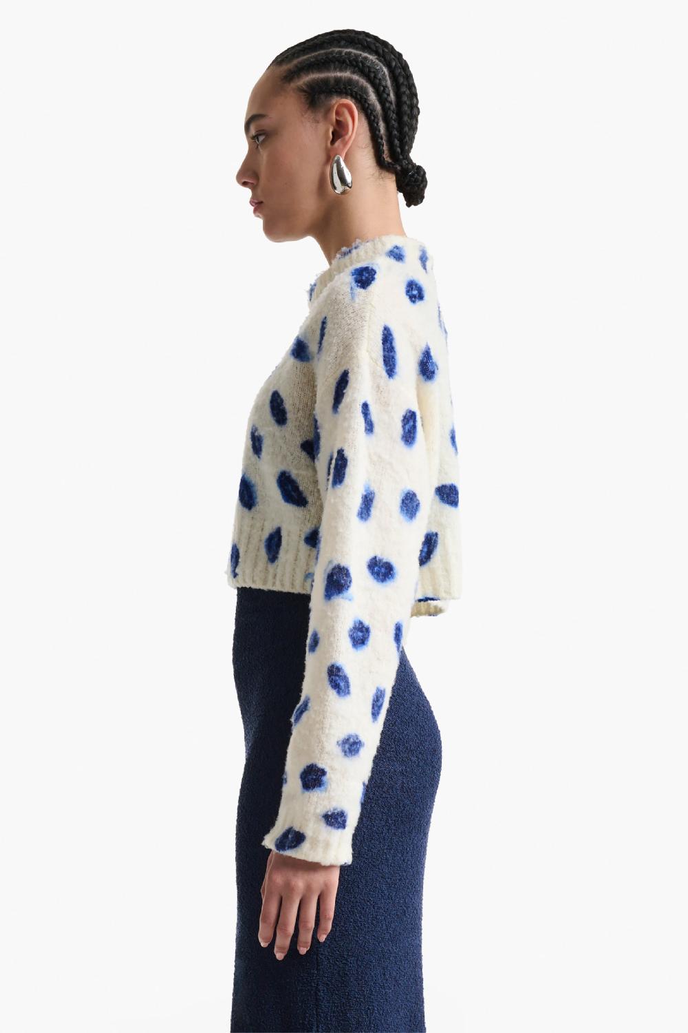 Altuzarra Biddie Sweater Kisses Berry Blue