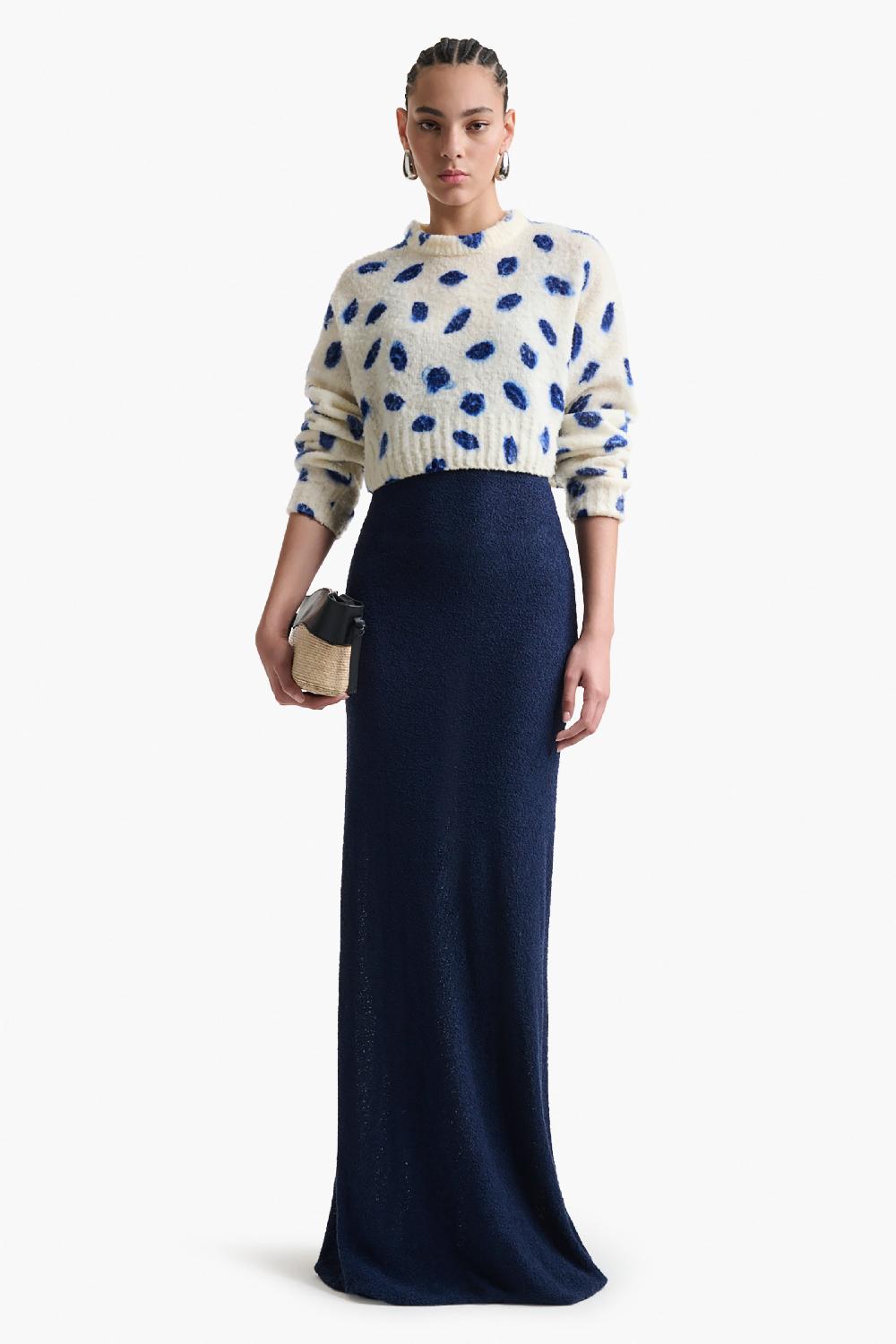 altuzarra Biddie Sweater Kisses Berry Blue