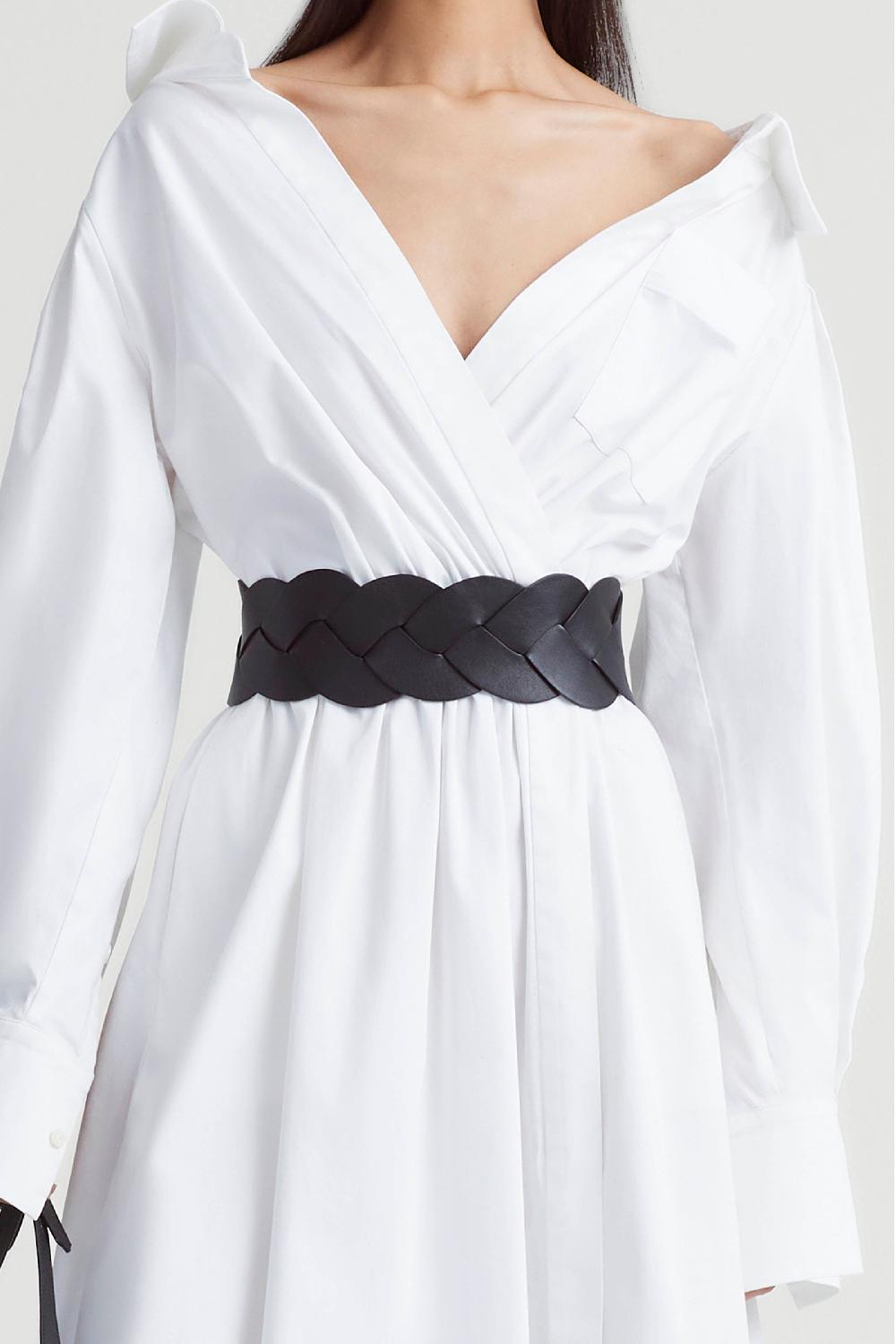 altuzarra Braid Belt Black