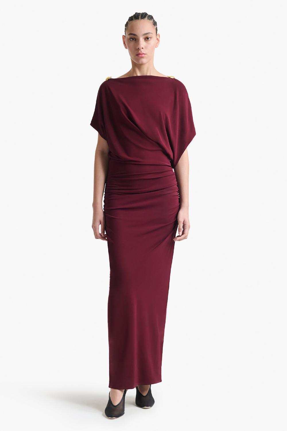 Altuzarra Brina Dress Grenache