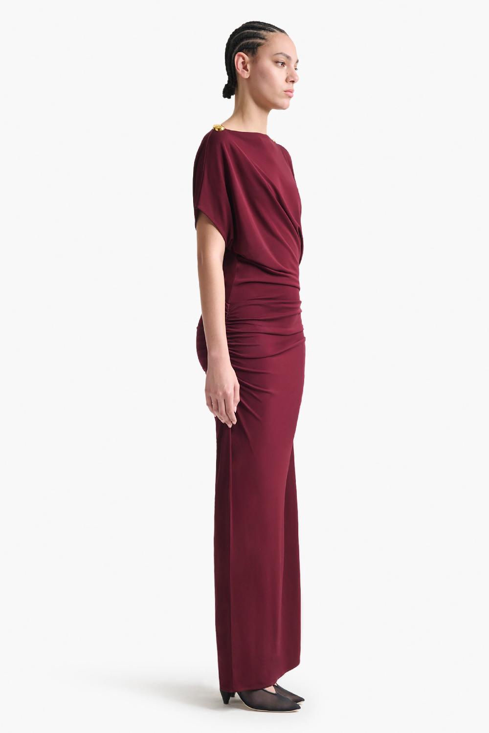 Altuzarra Brina Dress Grenache