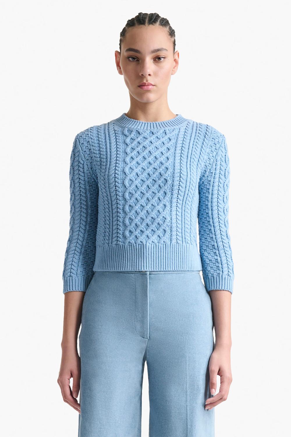 Altuzarra Cabbie Sweater Ash Blue