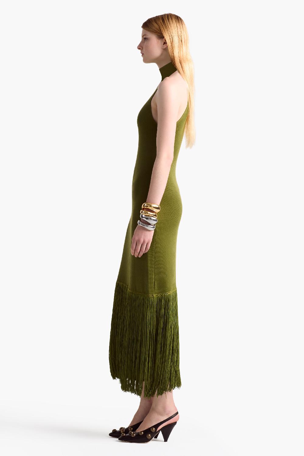 Altuzarra Cash Dress Fig Leaf