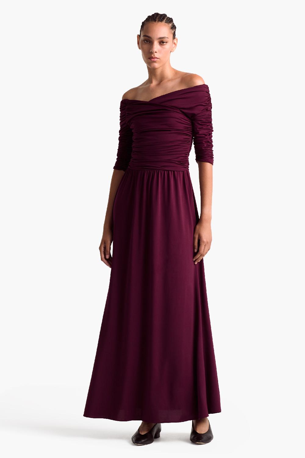 Altuzarra Char Dress Deep Grape