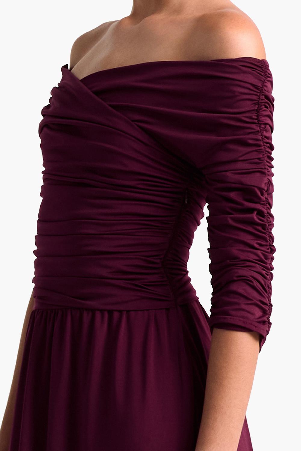 Altuzarra Char Dress Deep Grape