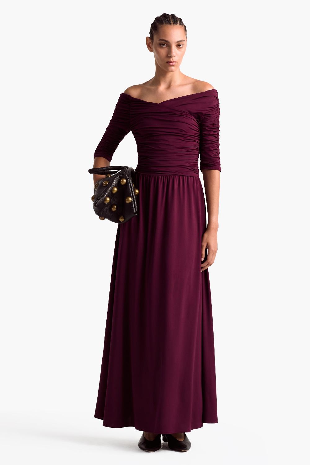 altuzarra Char Dress Deep Grape