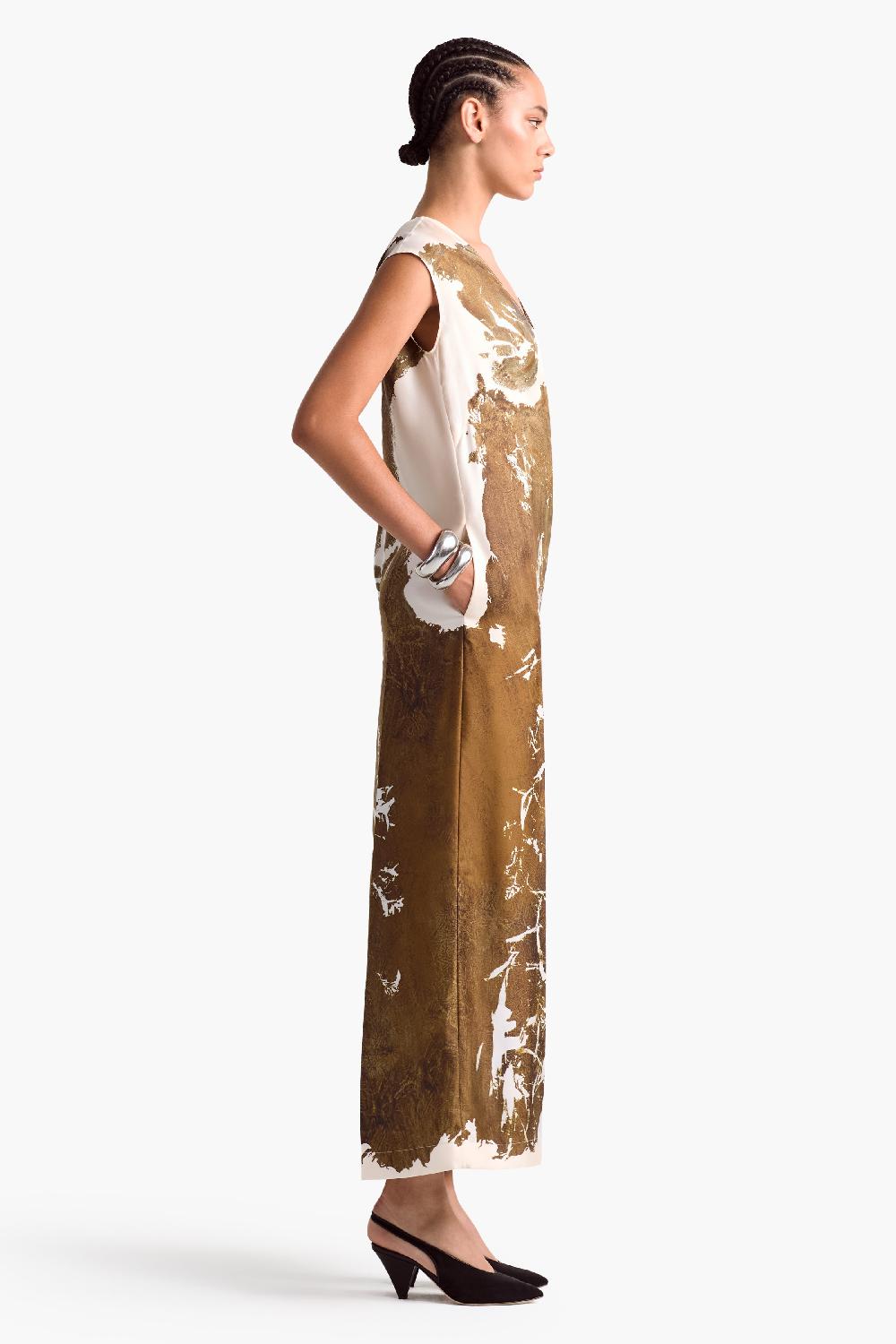 Altuzarra Cherie Dress Python Painted Bodies