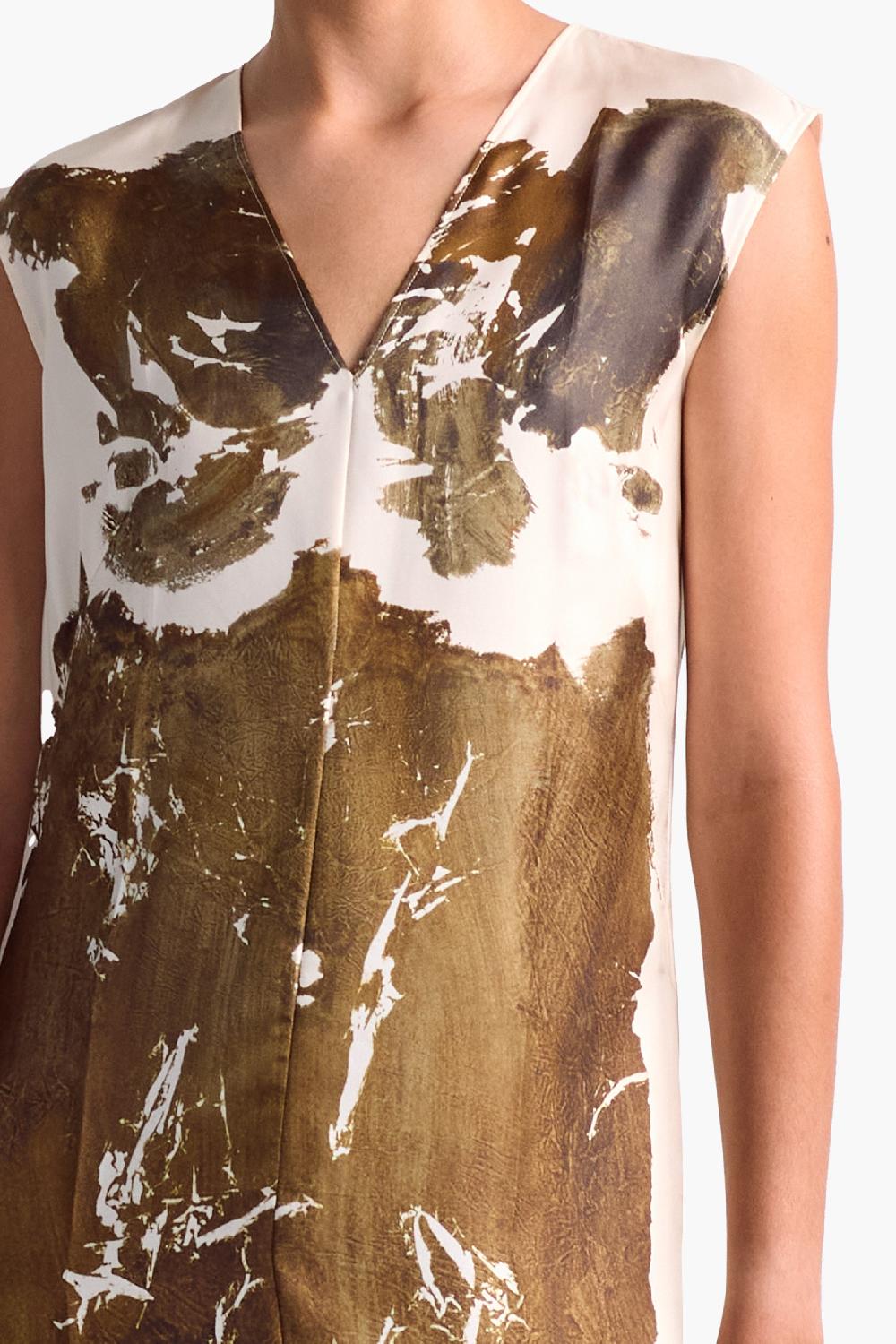 Altuzarra Cherie Dress Python Painted Bodies