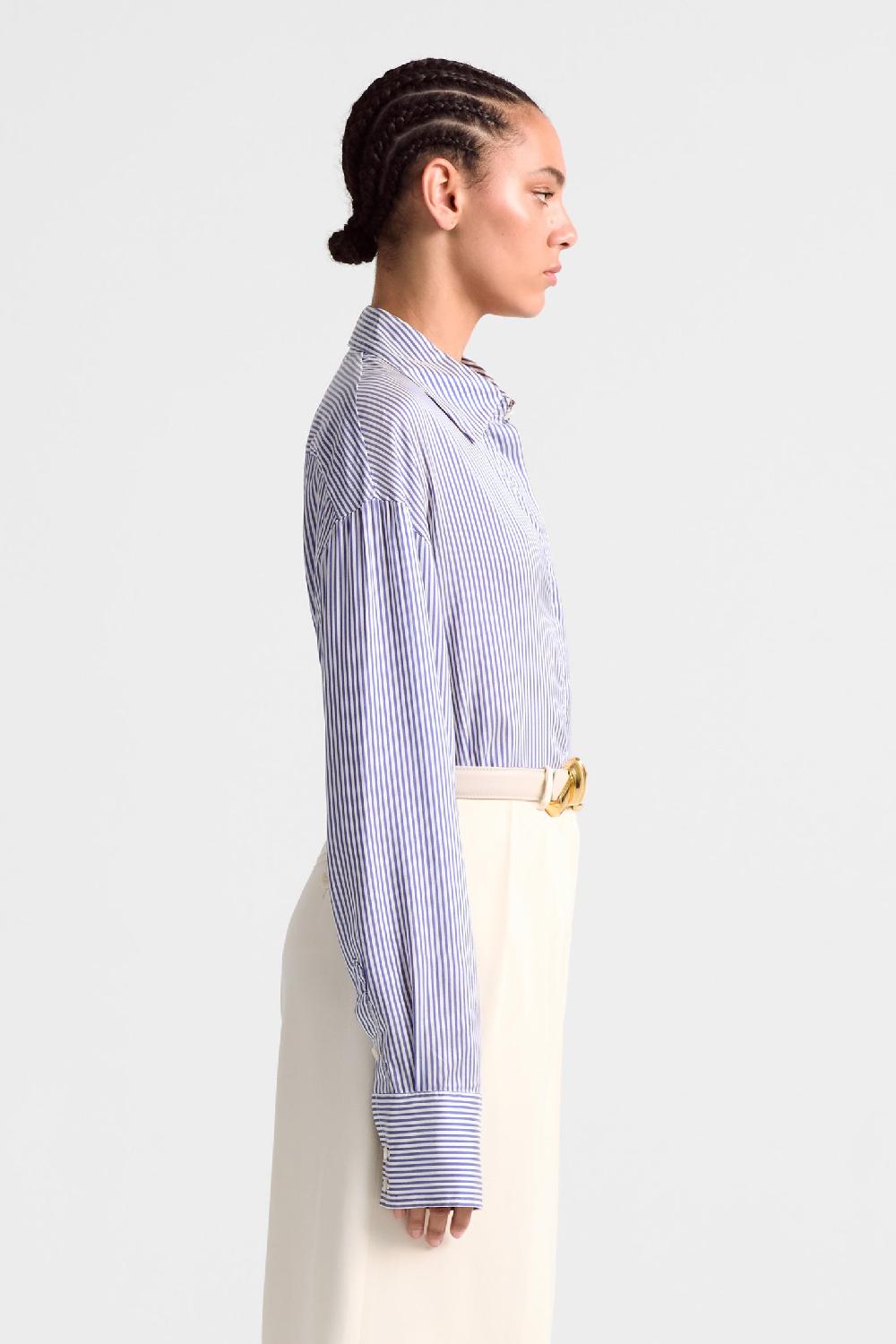 Altuzarra Chika Top Bluejay Stripe