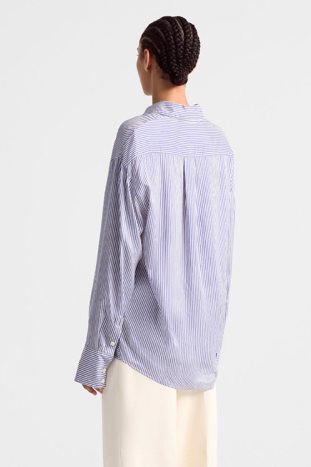 Altuzarra Chika Top Bluejay Stripe