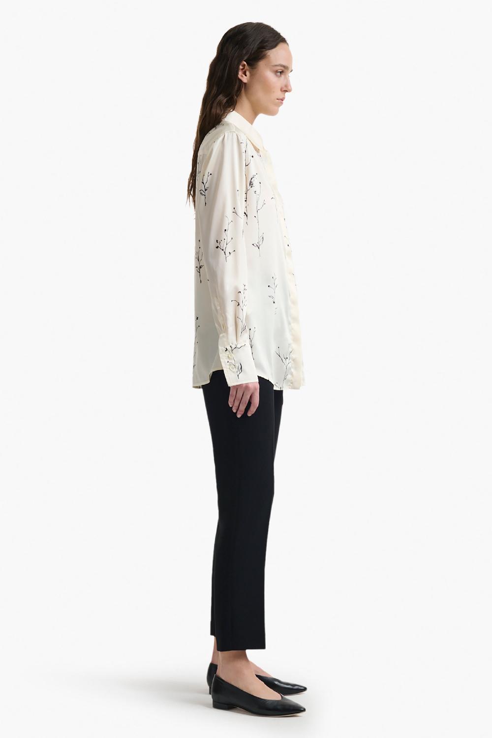 Altuzarra Chika Top Ivory Botanical