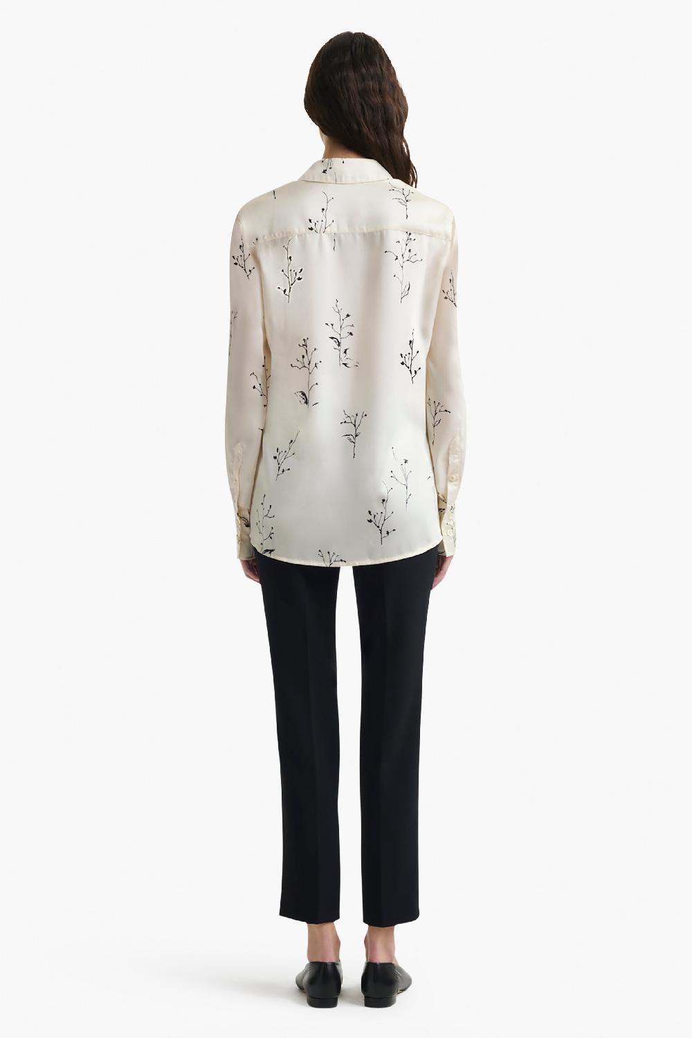 Altuzarra Chika Top Ivory Botanical