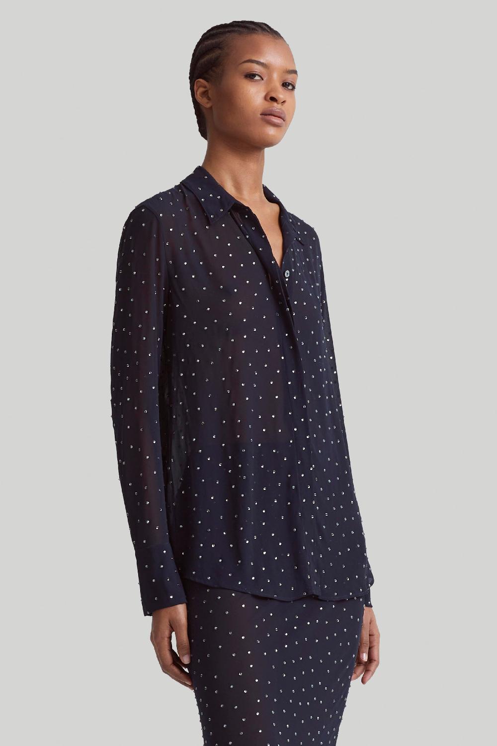 Altuzarra Chika Top Navy