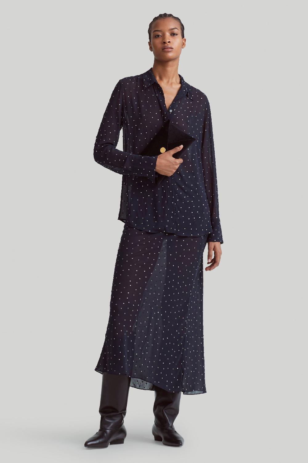 Altuzarra Chika Top Navy