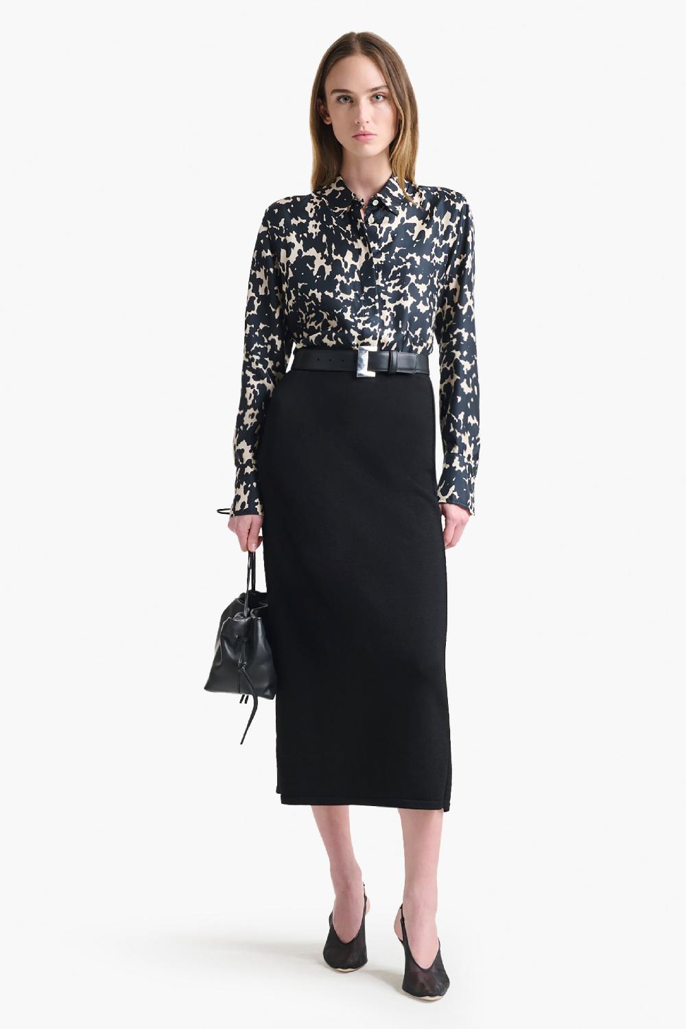 altuzarra Chika Top Tapioca Tortoise