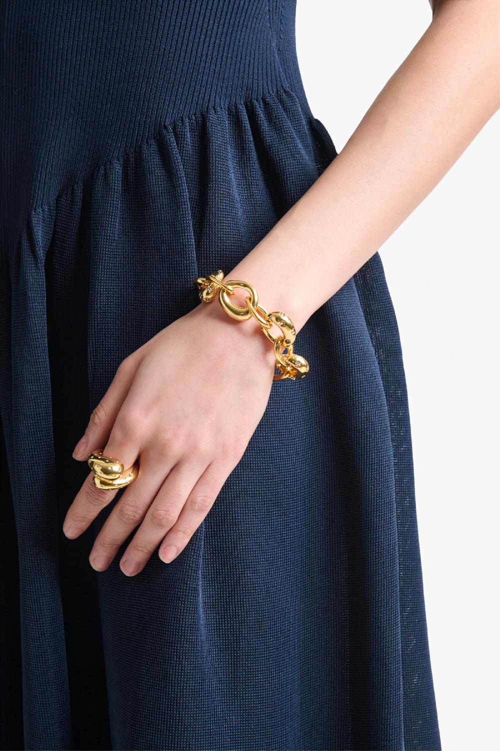 altuzarra Chunky Link Bracelet Gold