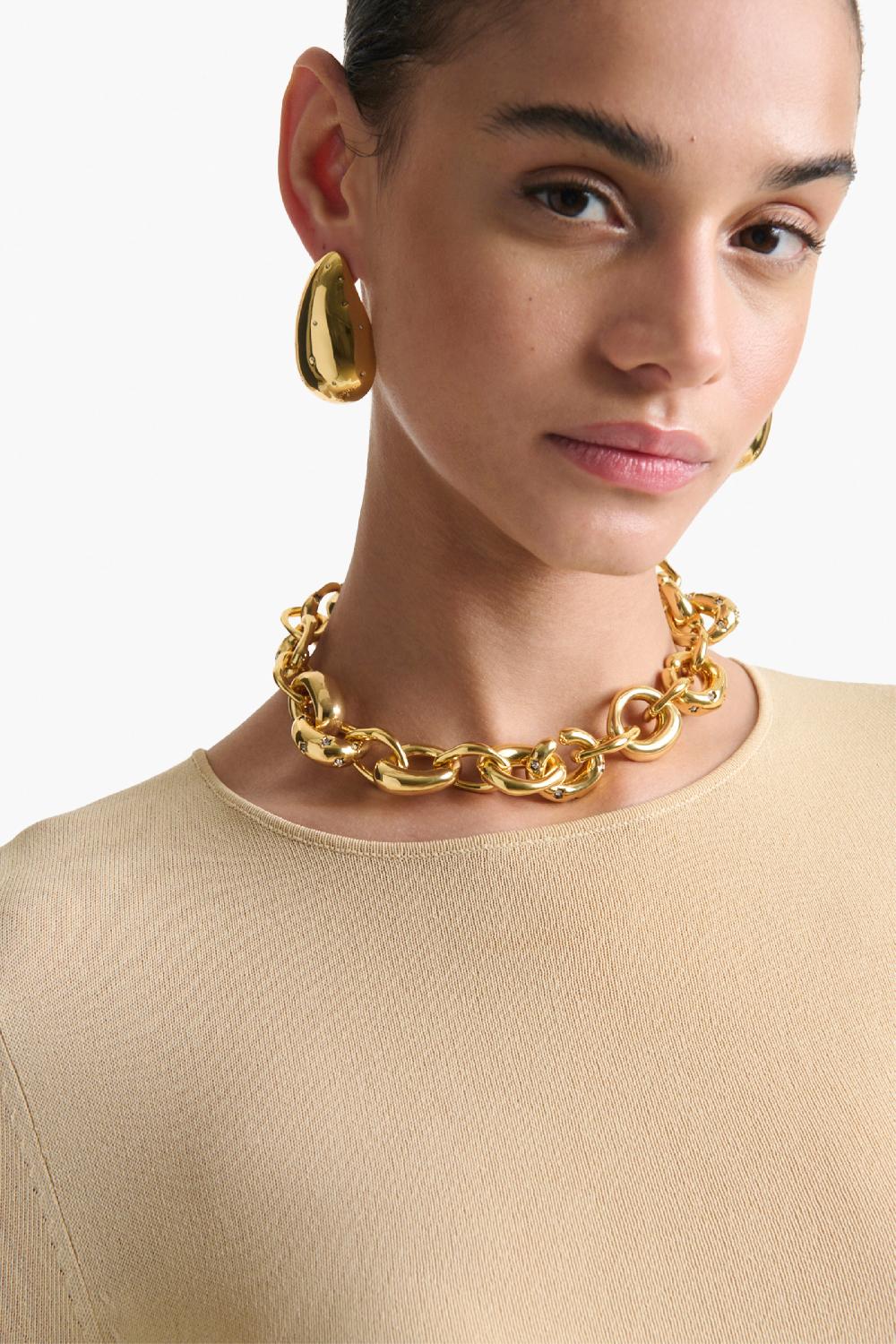 altuzarra Chunky Link Choker Gold