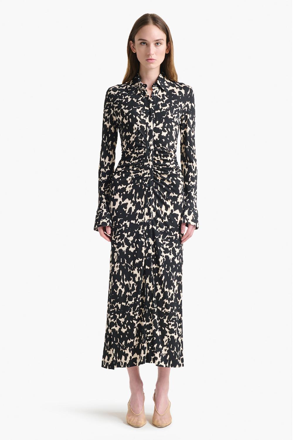 Altuzarra Claudia Dress Tapioca Tortoise